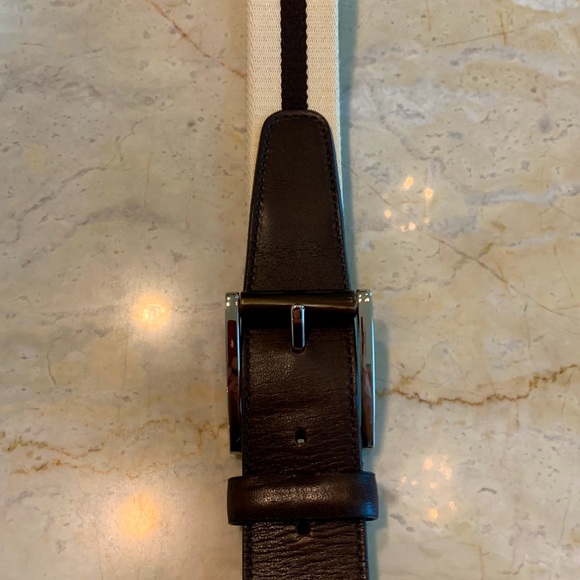 Ermenegildo Zegna Men’s Belt. Size 95/36, 44”L and 1-3/8”W. New and Unworn. - Picture 5 of 5